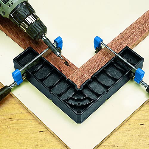 Rockler 29190 Clamp-It Assembly Square Tool - Precision Woodworking Clamps for Cabinet Making, Furniture Building & DIY Projects - Perfect for 90-Degree Angle Joints and Frame Assembly