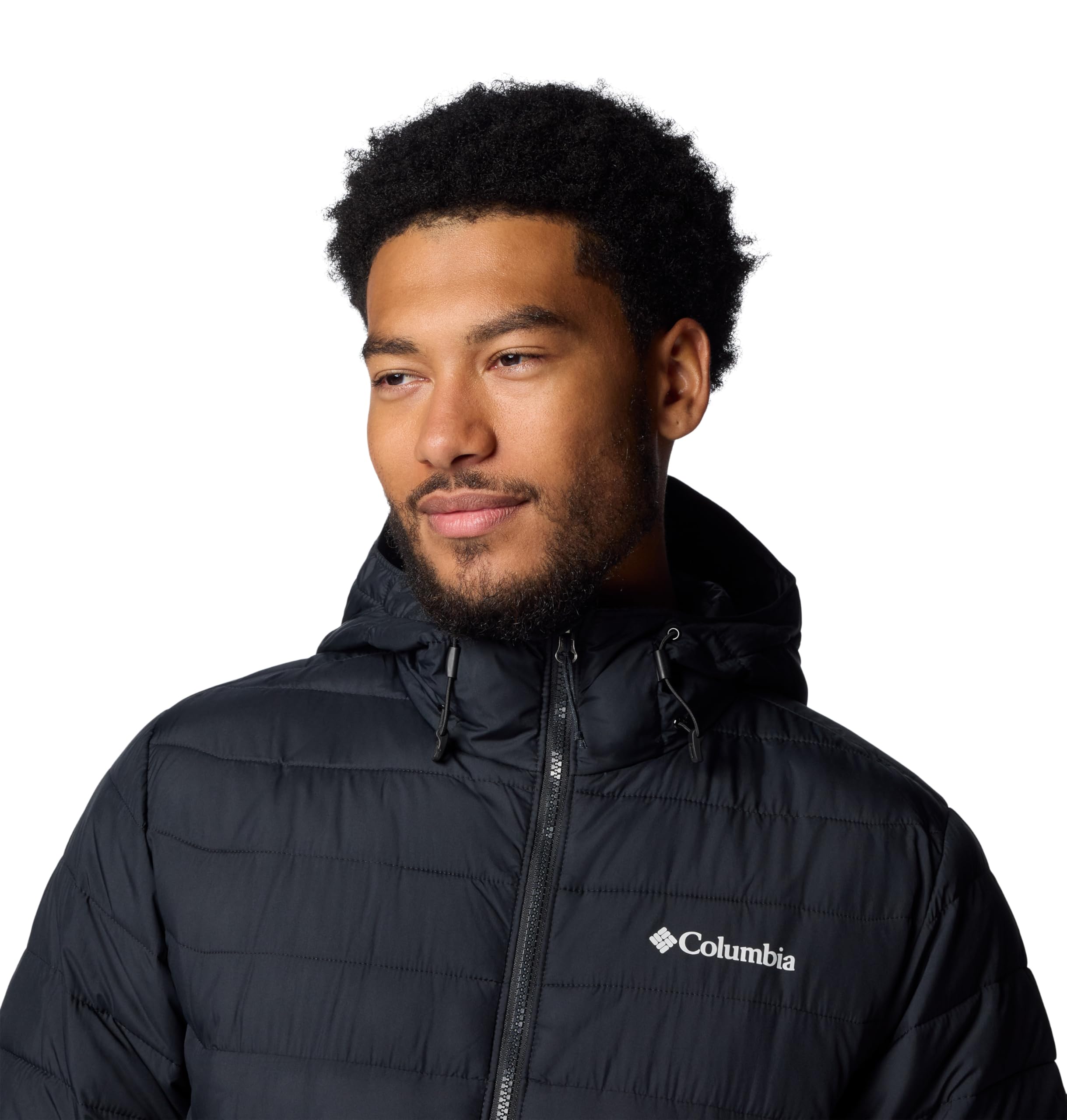 Columbia Men's Powder Lite Hooded Jacket - Lightweight Waterproof Winter Jacket for Skiing, Hiking & Outdoor Activities