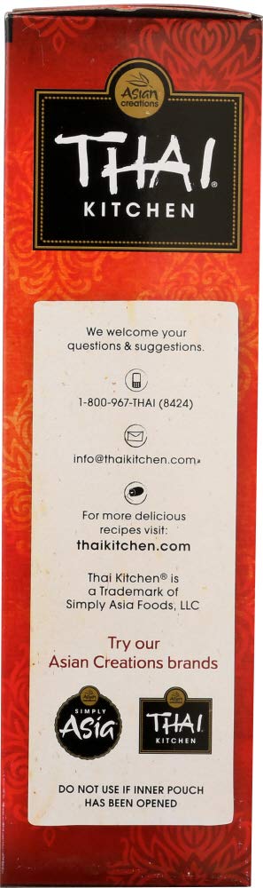 Thai Kitchen Stir-Fry Rice Noodles 14 Oz (Pack of 2) - Authentic Asian Gluten-Free Noodles for Quick Meals, Stir-Fry & Pad Thai - Perfect for Home Cooking & Meal Prep