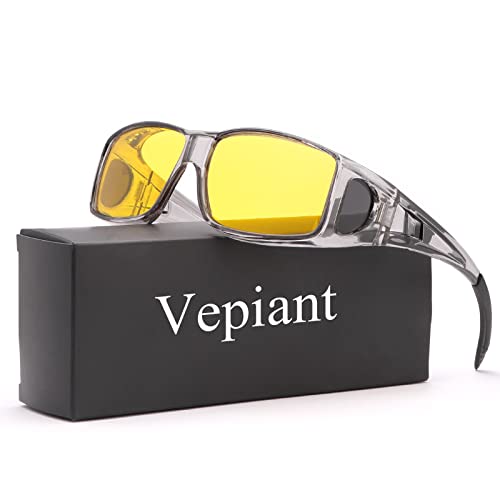 Transparent Grey Frame/Night Vision Yellow Lens