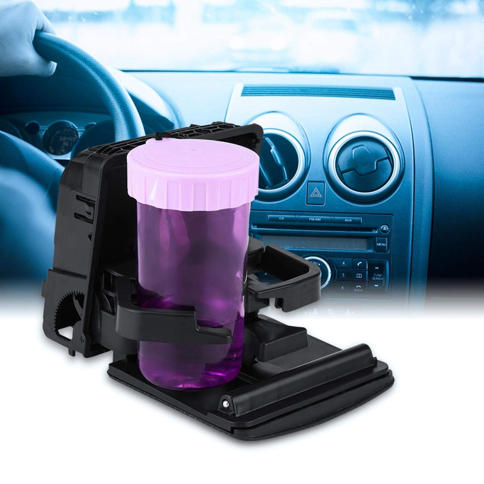 KIMISS Rear Armrest Central Console Cup Holder Compatible with VW MK5 MK6 Rabbit 1K0862532 Engine Mount - Perfect for Car Interior Upgrade & Comfort Enhancement
