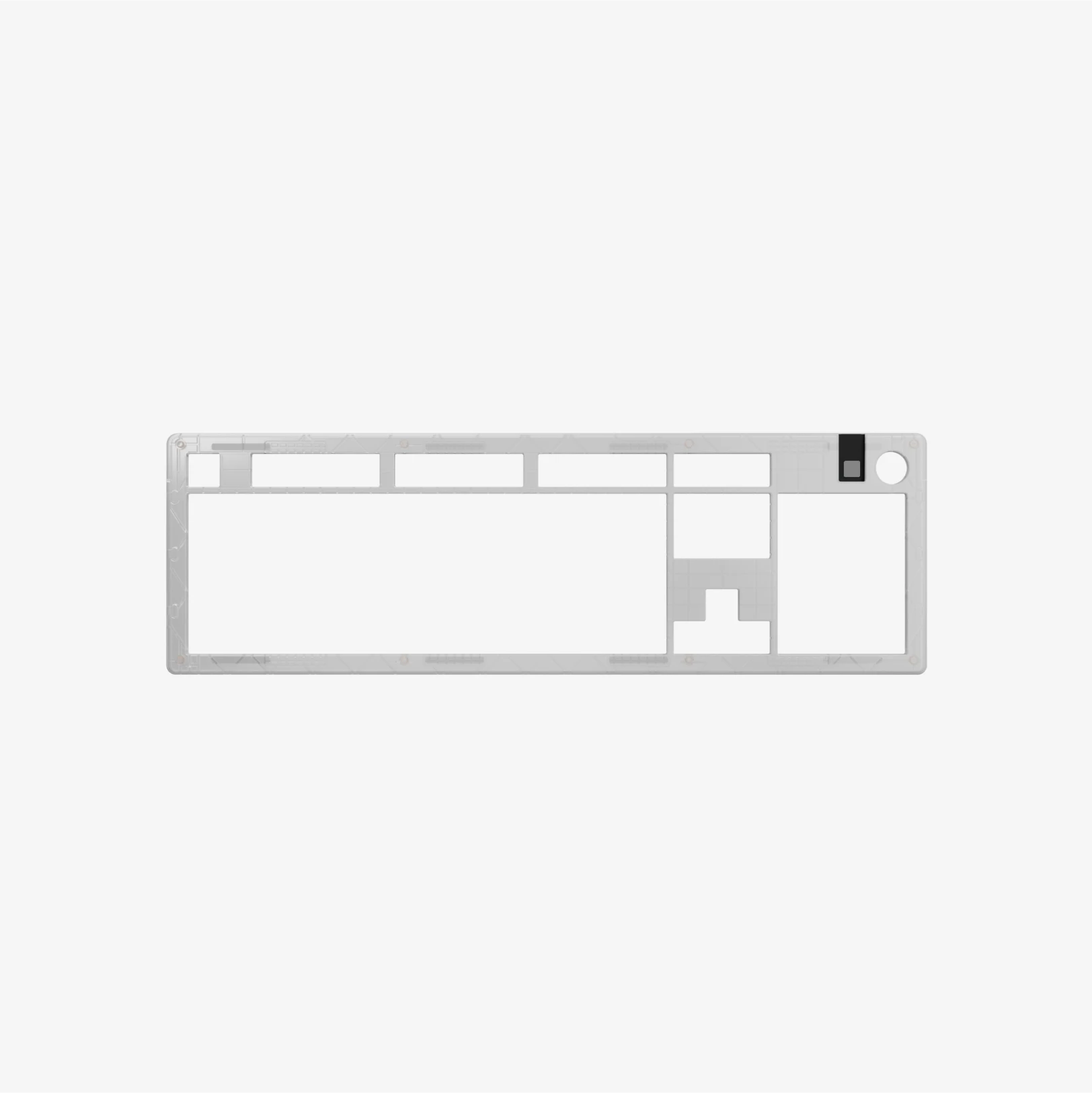 GMMK 3 Mechanical Keyboard Top Frame Replacement - Compatible with GMMK 3 Custom Keyboards - Durable Aluminum Frame for Gaming & Typing - Perfect for PC, Mac & Office Setup