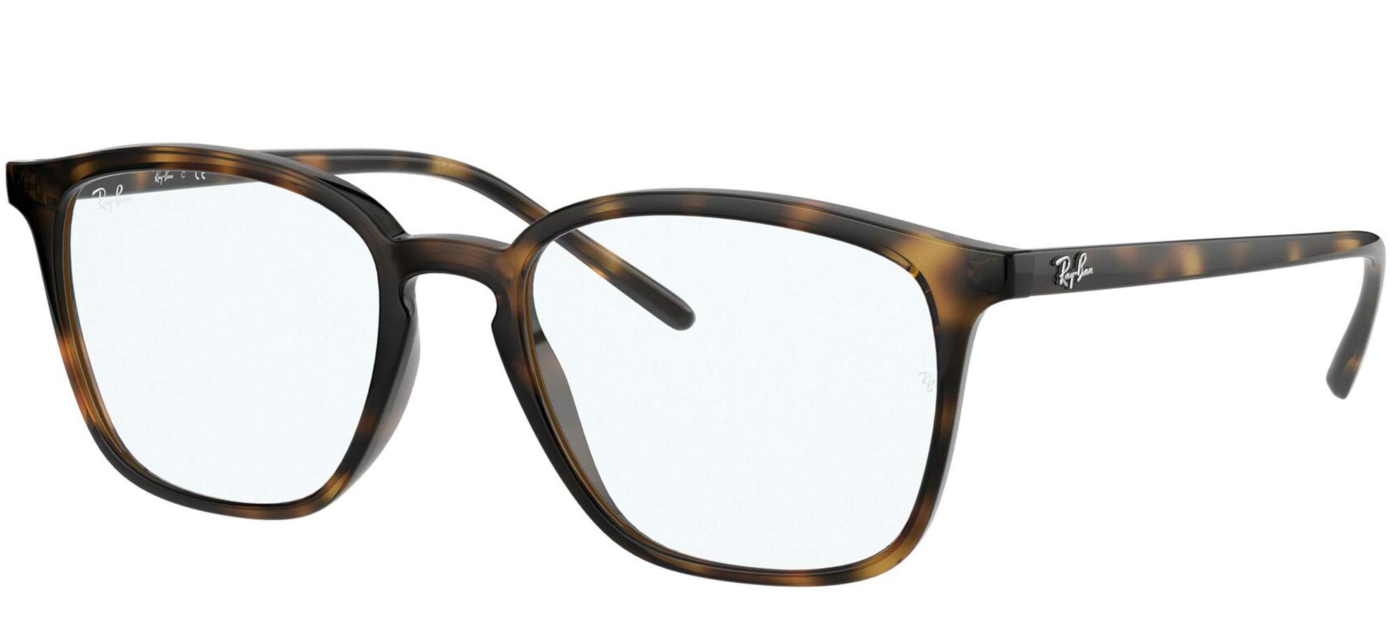 Ray-Ban RX7185 Square Prescription Eyeglass Frames for Men & Women - Lightweight & Durable Eyewear for Work, Reading & Everyday Use