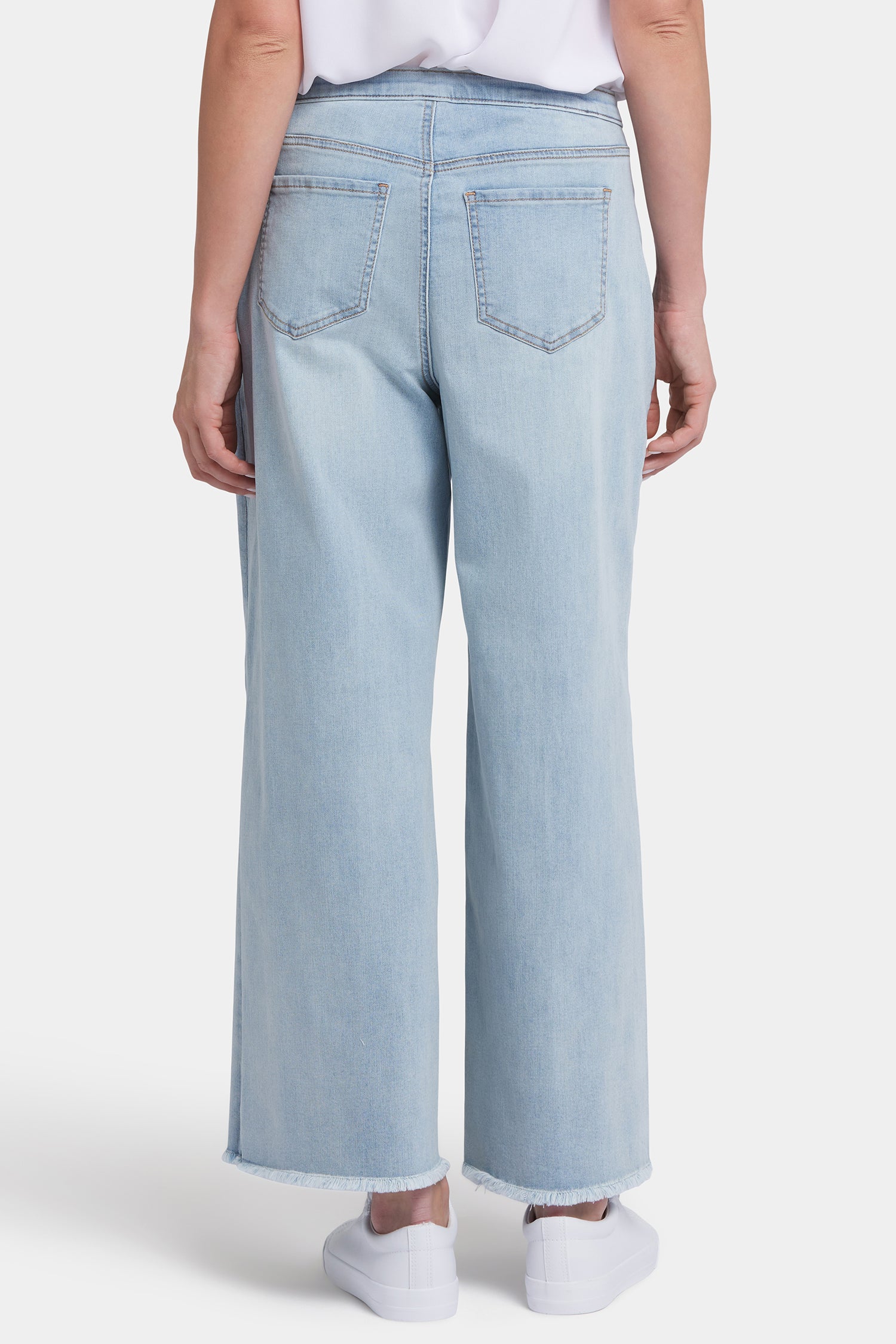 Cindi Relaxed Wide Leg Ankle Jeans for Women - High Waist Stretch Denim Pants - Comfortable Casual Jeans for Everyday Wear (Santiago Sea) | Perfect for Office, Travel & Weekend Outings