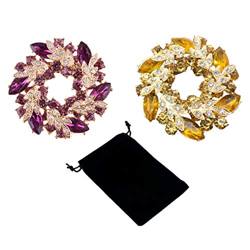 2 PCS Yellow & Purple