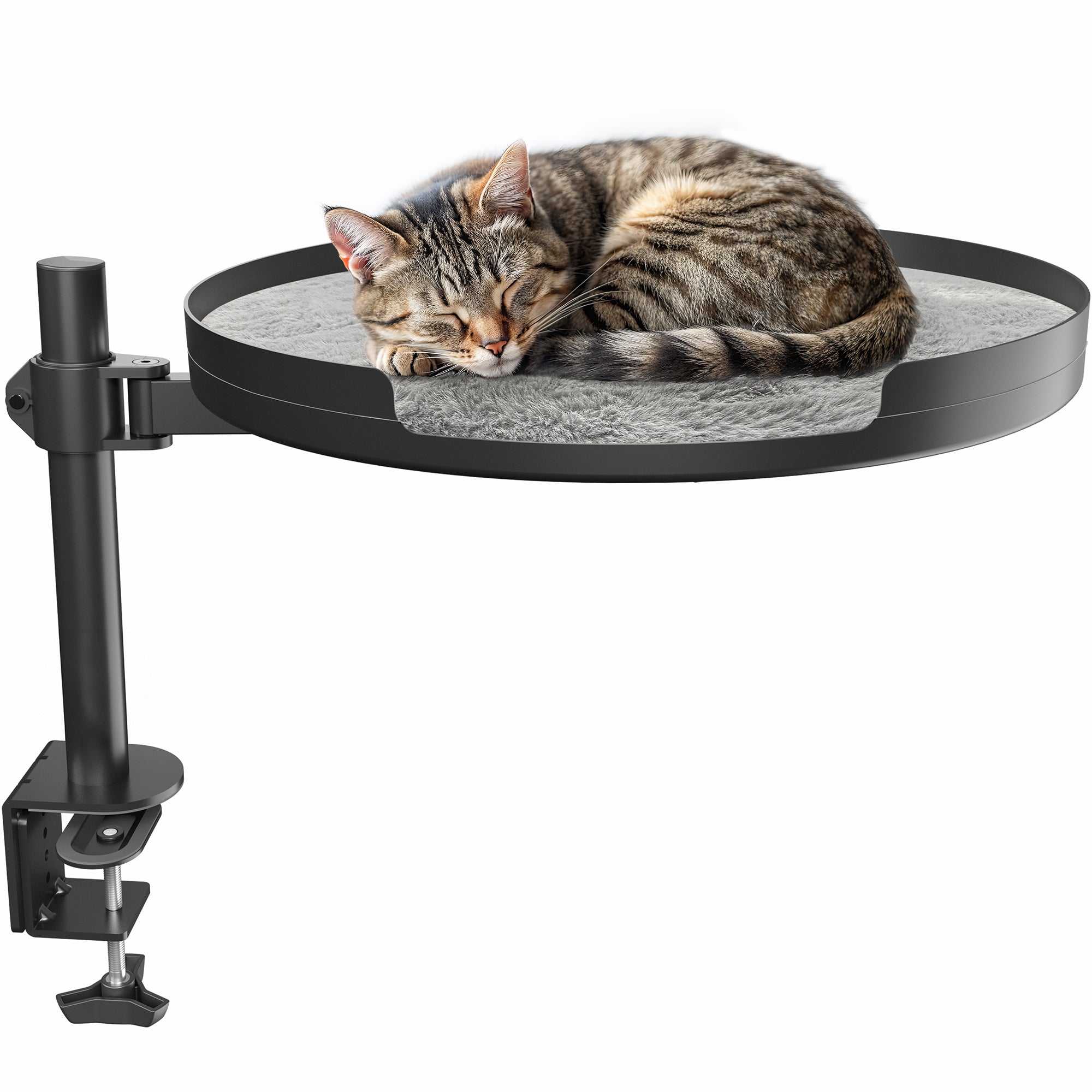 VIVO Clamp On Cat Bed - Cozy & Space-Saving Pet Hammock for Windows & Railings - Perfect for Indoor Cats to Relax & Nap
