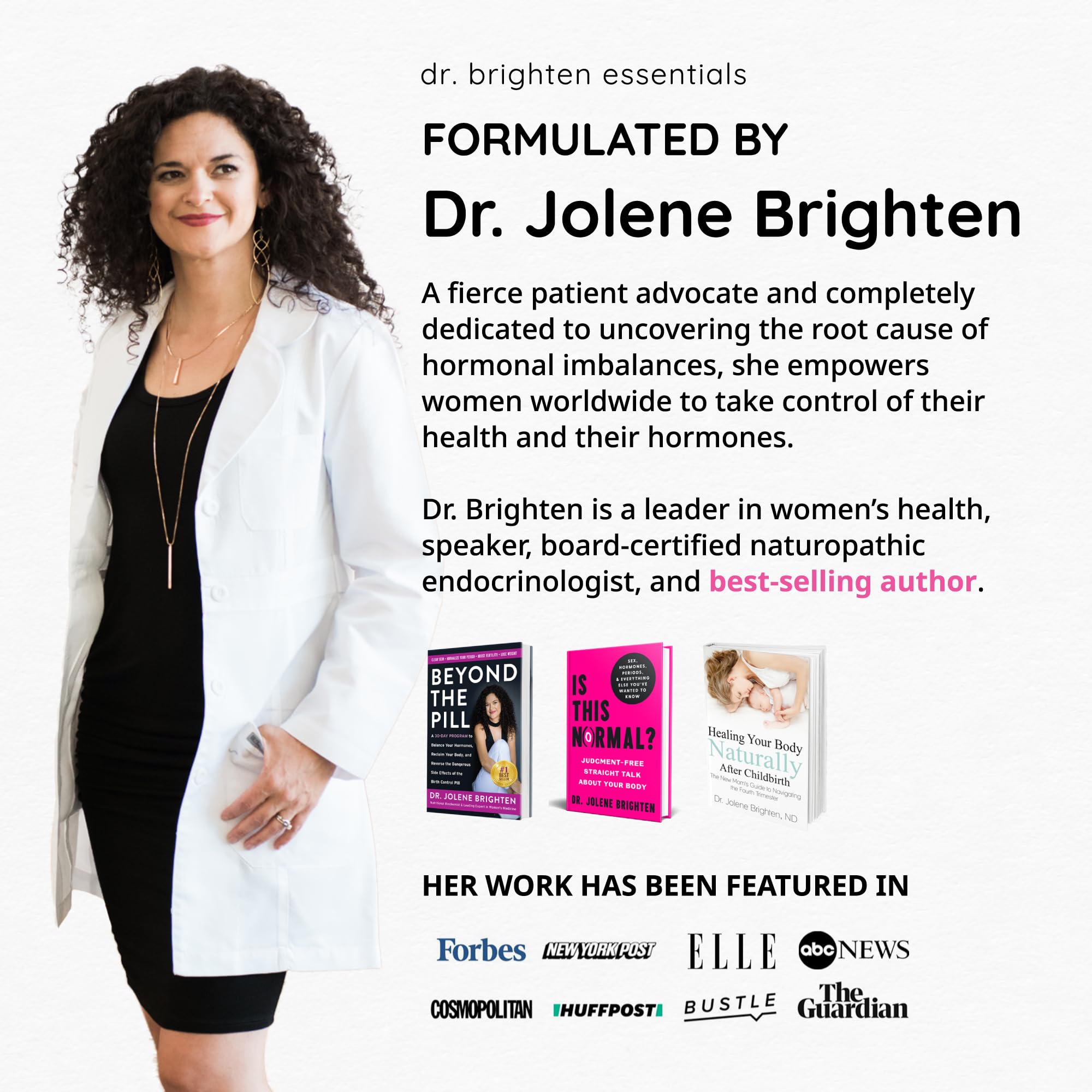 Dr. Brighten Balance - Hormone Balance Supplement for Women with Chasteberry & DIM - Supports Hormonal Acne Relief, Menstrual Cycle Regulation & PMS Symptoms - Vegan, Non-GMO Formula - Perfect for Daily Wellness & Natural Hormone Support