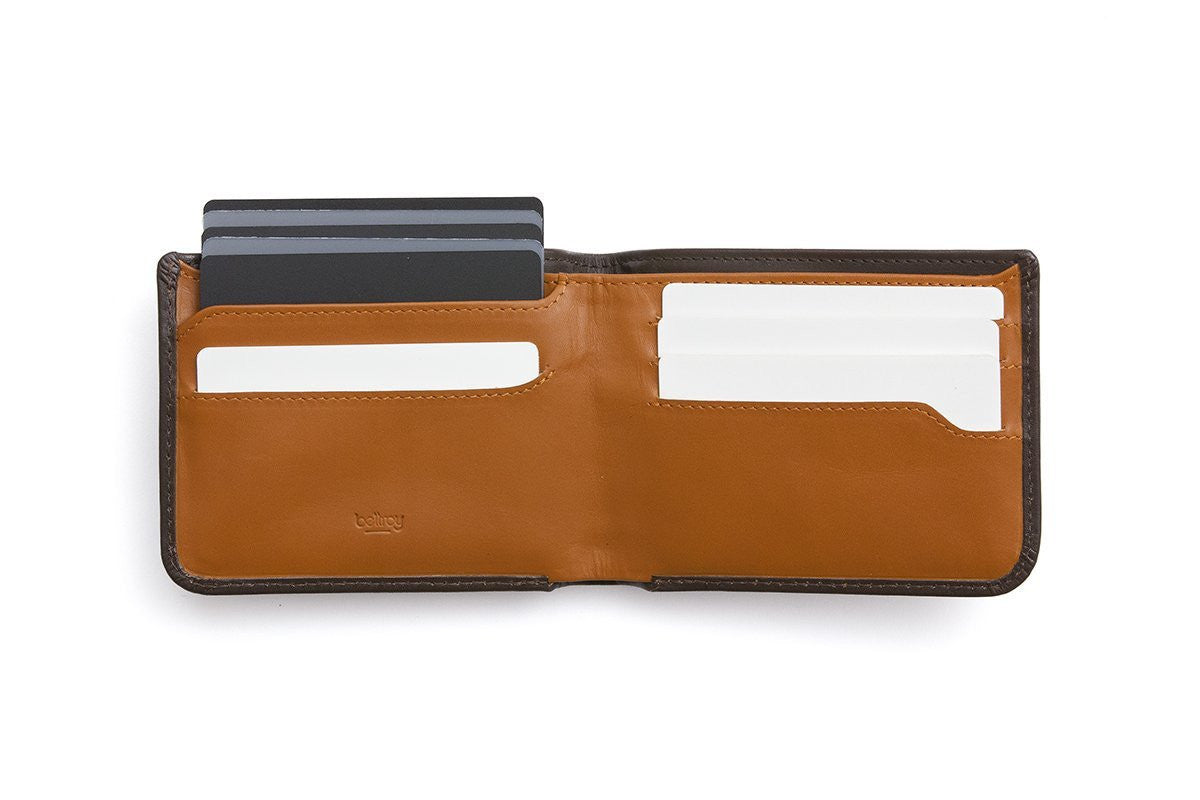 Bellroy Hide & Seek Wallet - Slim RFID Blocking Leather Wallet for Men | Perfect for Everyday Carry, Travel & Minimalist Lifestyle