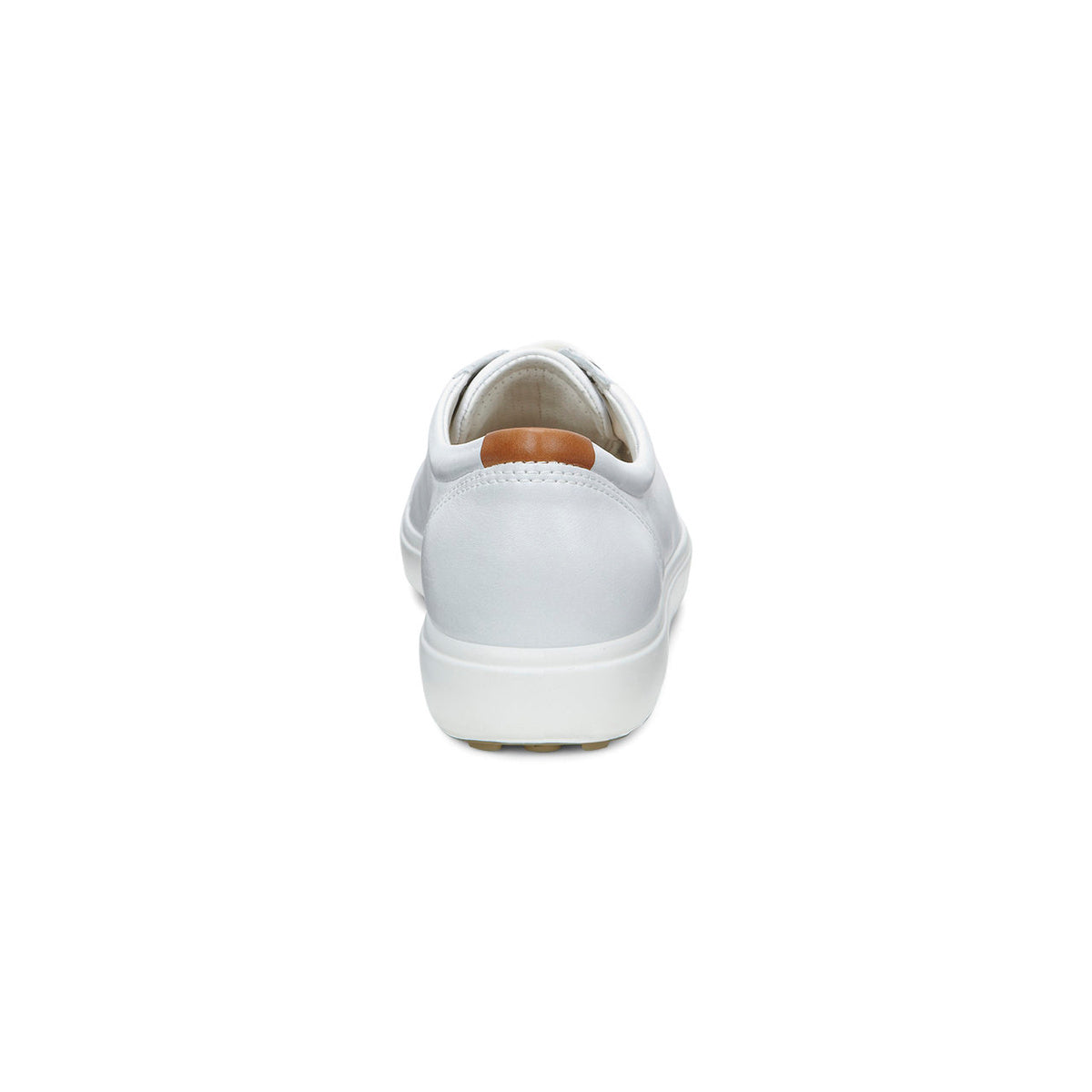 ECCO Women's Soft 7 Sneakers - White Leather Walking Shoes for Women | Comfortable Casual Shoes for Work, Travel & Everyday Wear
