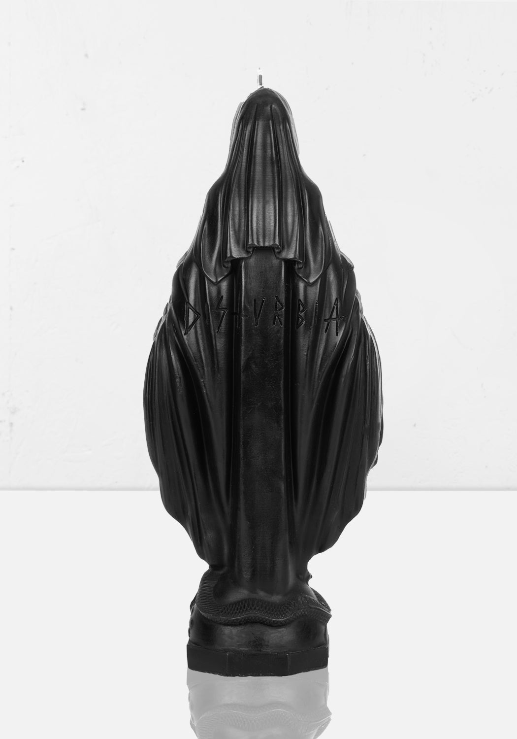 Premium Black Mary Candle - Handmade Scented Candle for Home Decor, Meditation & Prayer - Perfect for Religious Ceremonies, Spiritual Gifts & Relaxation