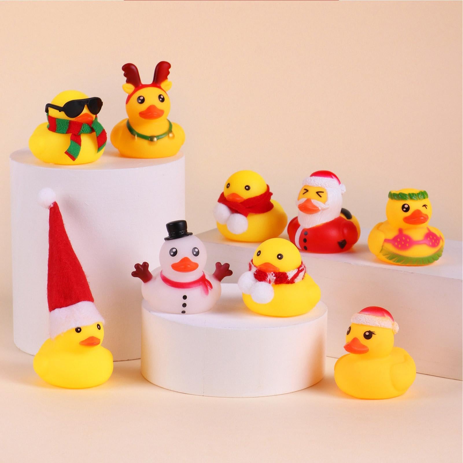 2024 Rubber Duck Advent Calendar - 24-Day Christmas Countdown Calendar with Toys | Decorative Holiday Countdown Calendar for Kids | Perfect for Christmas Decorations, Gifts & Family Countdown Fun