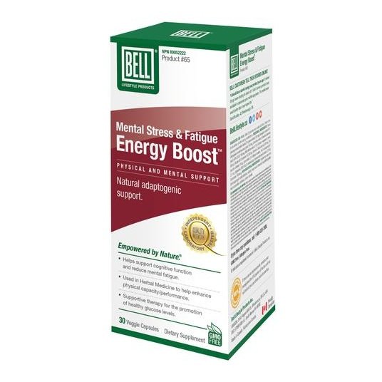 Bell Energy Boost Supplement - 30 Vegan Capsules for Enhanced Stamina & Focus - Perfect for Workouts, Studying & Daily Energy Support