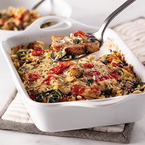 Baked Lemon Chicken with Orzo - 2 Pack (32 oz. Trays) | Easy & Delicious Meal Prep for Busy Weeknights | Perfect for Family Dinners & Meal Planning