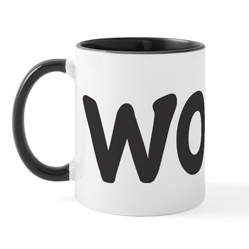 White/Black Inside - Woof Mug