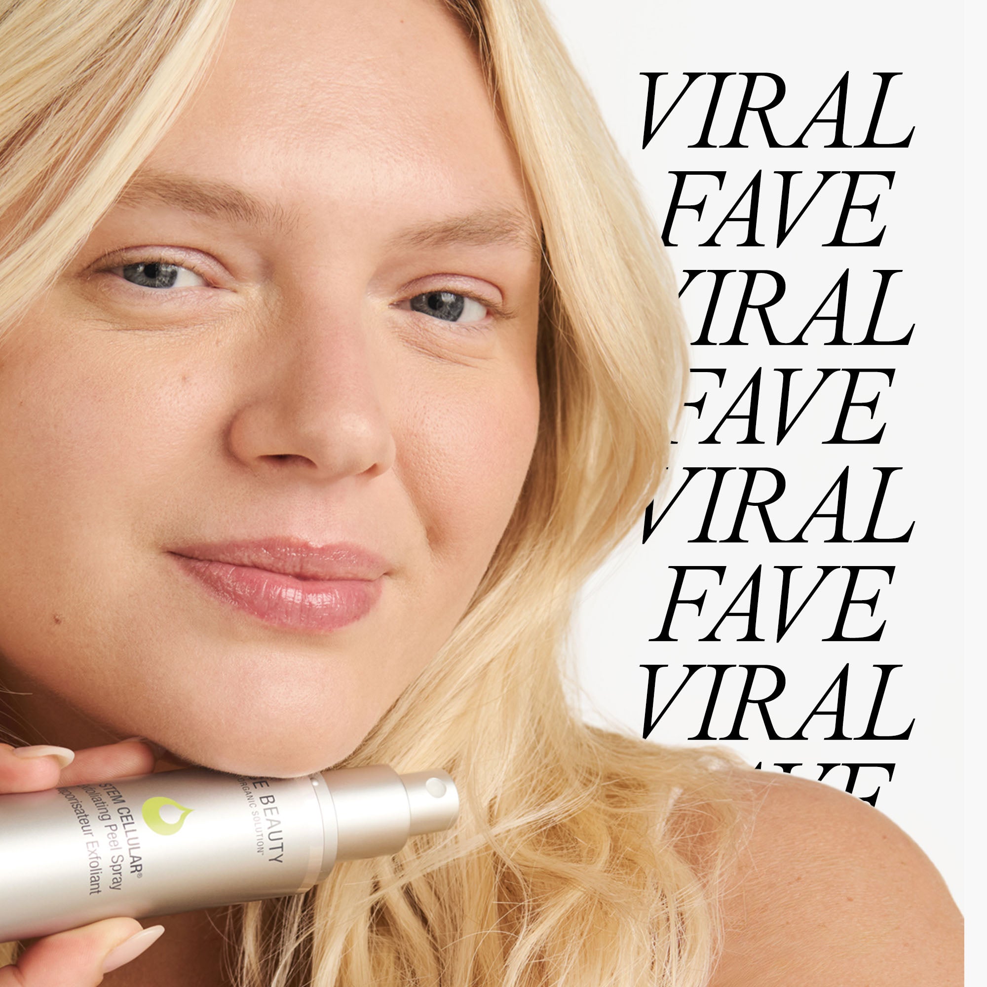 Exfoliating Peel Spray for Face & Body - Gentle Chemical Exfoliator with Glycolic Acid - Perfect for Acne Prone & Sensitive Skin - At-Home Skincare Treatment
