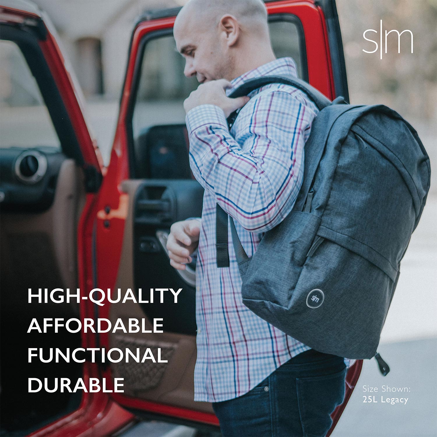 Collegiate Legacy Backpack - Durable College Bookbag for Students & Professionals - Perfect for School, Travel & Work