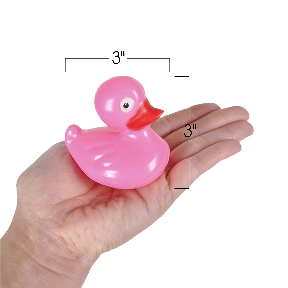 ArtCreativity 12-Pack Floating Plastic Duck Toys for Kids - Durable Bath Tub Water Toys, Carnival & Birthday Party Supplies, Goodie Bag Fillers - Perfect for Pool Parties, Baby Showers & Summer Fun