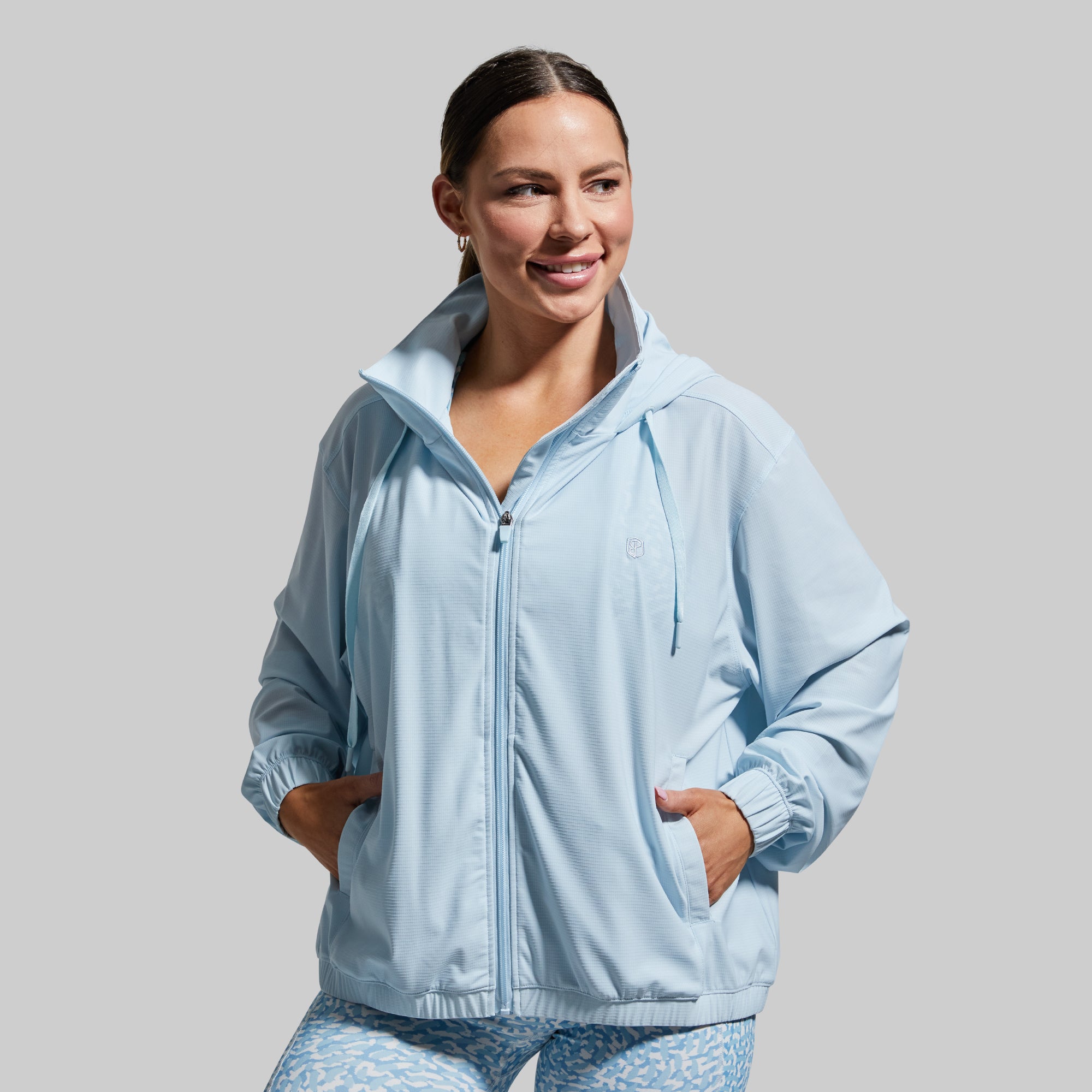 Crosswind Jacket for Men & Women - Lightweight Windbreaker (Angel Blue) | Perfect for Hiking, Running & Outdoor Adventures