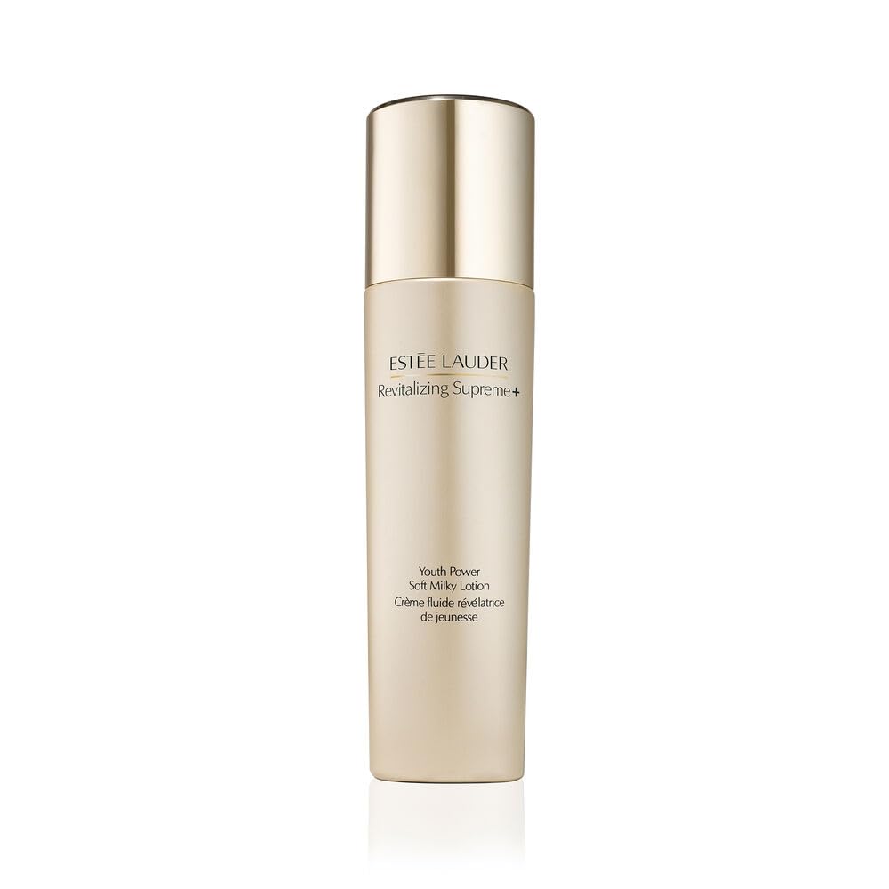 Estée Lauder Revitalizing Supreme+ Youth Power Soft Milky Face Lotion with Hyaluronic Acid | Anti-Aging Moisturizer for Dry & Mature Skin | 3.4 Fl Oz | Day & Night Hydration for Radiant, Youthful Glow