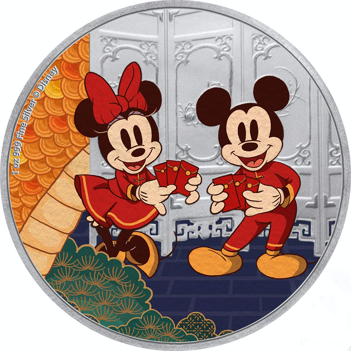 2020 NU Disney Year of the Mouse 1 oz Silver Coin $2 - Superb Gem Uncirculated - Perfect for Collectors & Disney Fans (Great Gift for Birthdays & Holidays)