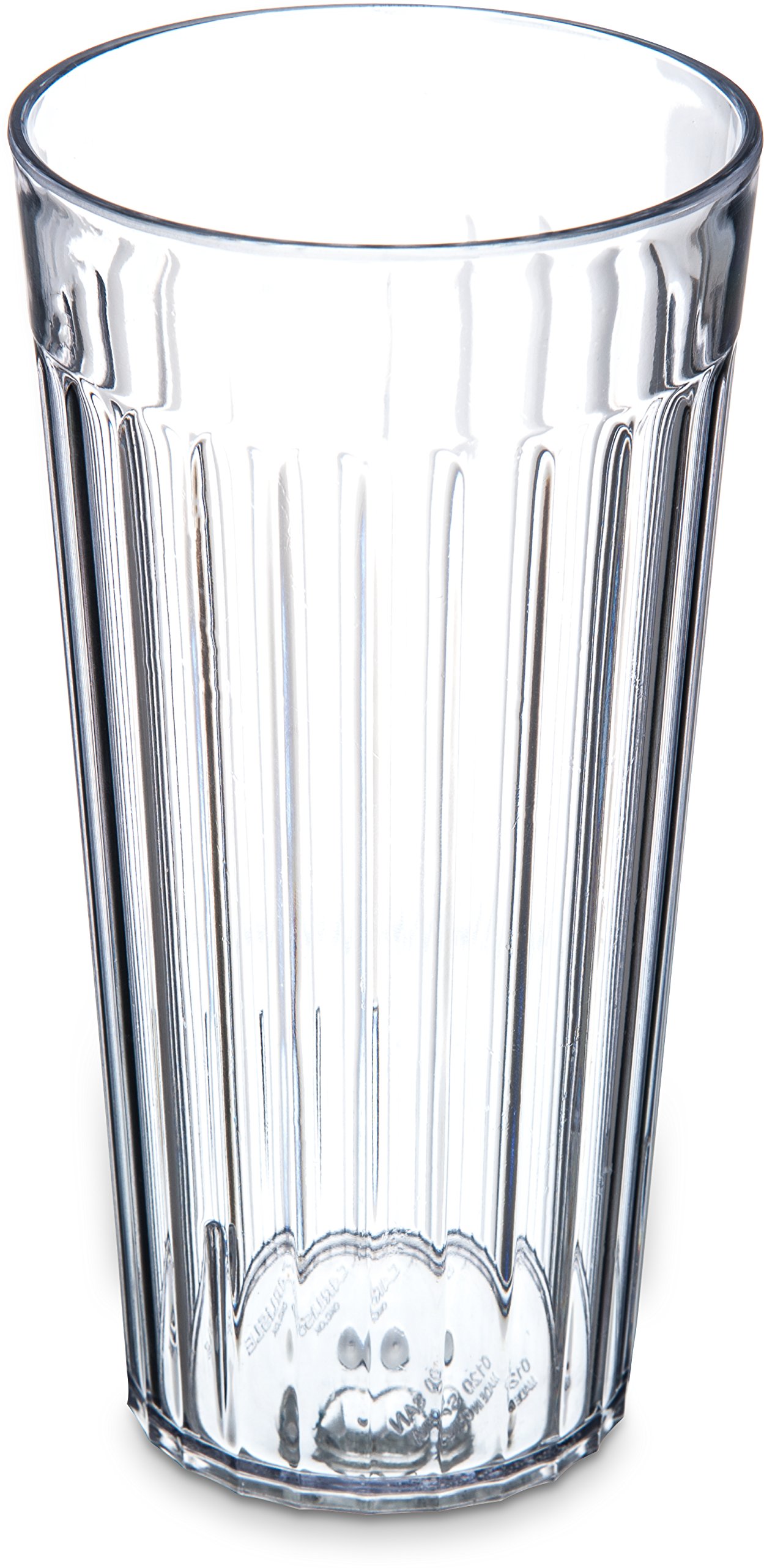 Carlisle 32oz Clear Plastic Tumblers - Bulk Pack of 48 - Durable Bistro Cups for Restaurants, Catering & Commercial Kitchens - Perfect for Iced Coffee, Smoothies & Beverage Service