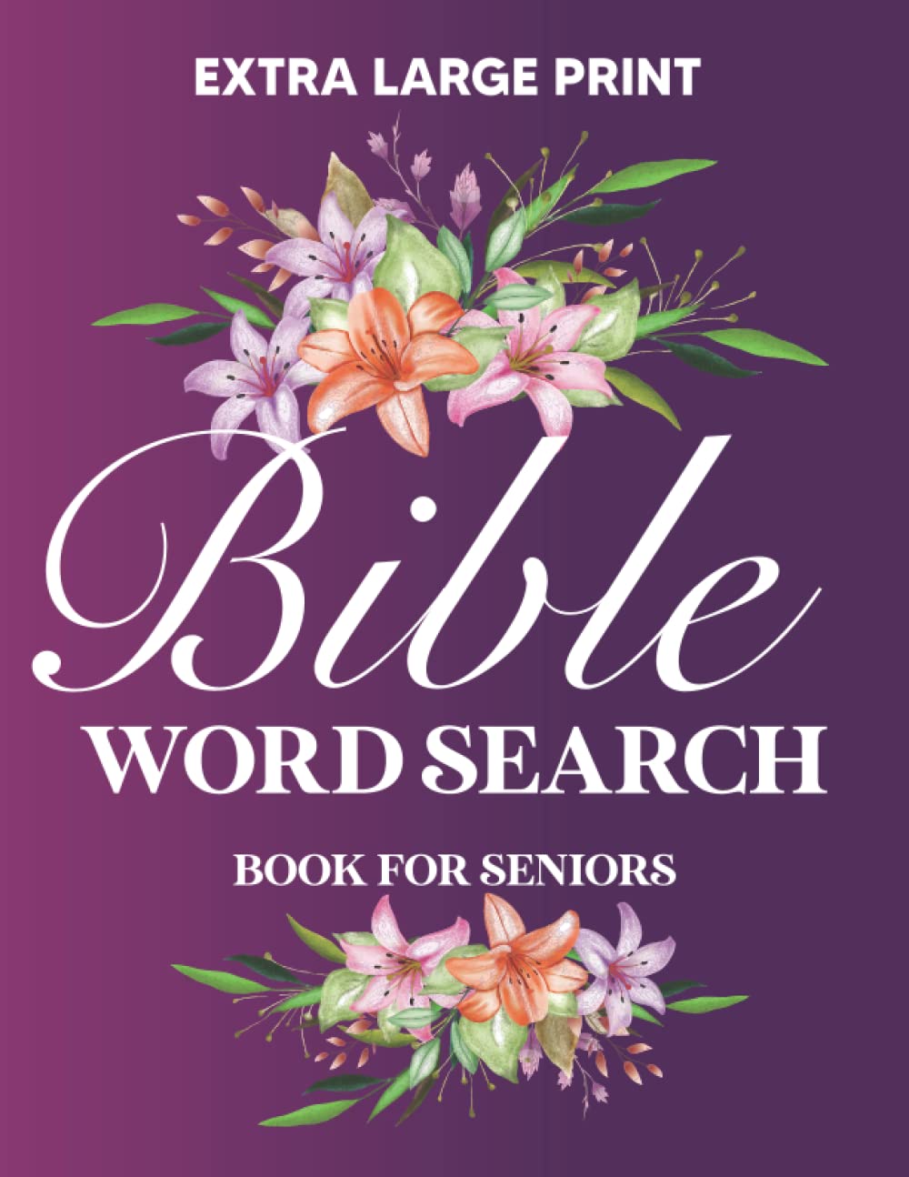Large Print Bible Word Search Book for Adults & Seniors - 100 Biblical Theme Puzzles, Stress Relief Activity Book - Perfect Gift for Elderly Parents (Edition 6) | Great for Relaxation, Memory Exercise & Faith-Based Entertainment