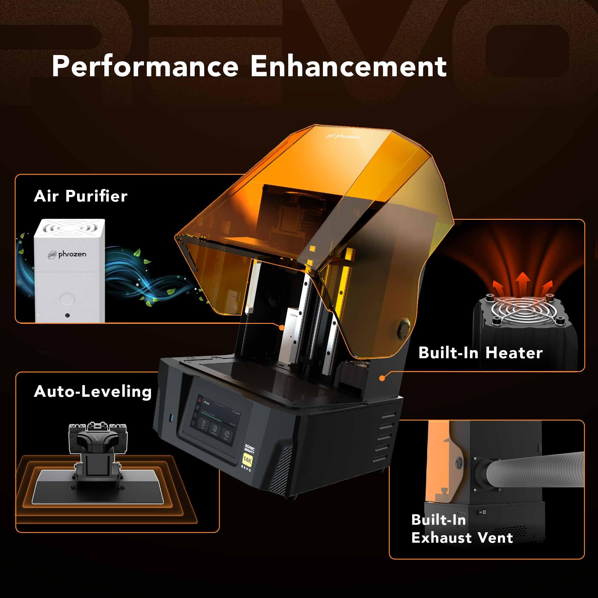 Phrozen Sonic Mighty Revo LCD Resin 3D Printer - 14K High Resolution Mono 10.1
