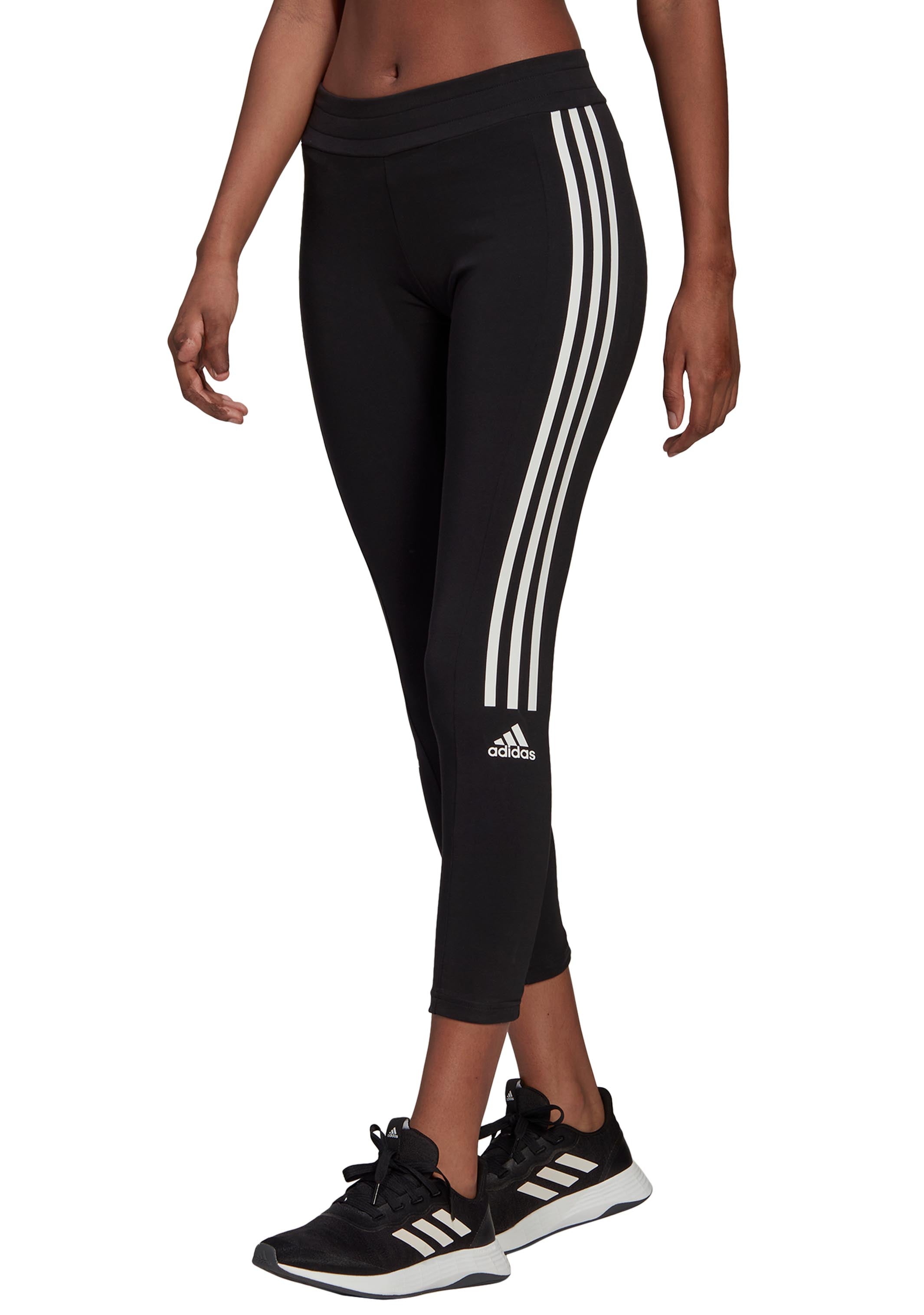 Adidas Women's Cotton Touch 7/8 Leggings - HD1725 - Comfortable Workout Tights for Yoga, Running & Gym