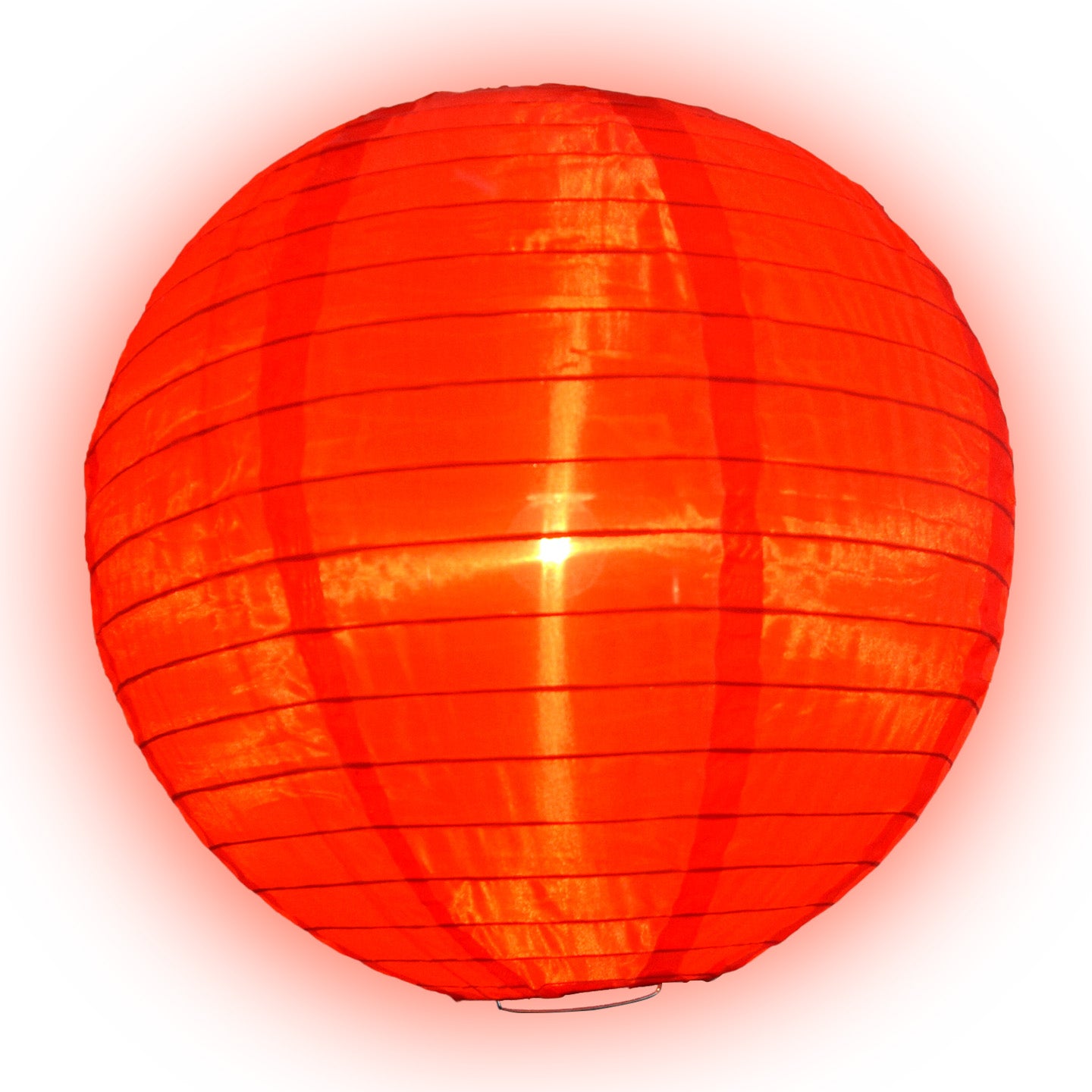 36 Pack Red Jumbo Shimmering Nylon Lanterns with Even Ribbing - Durable Party Decorations for Chinese New Year, Weddings & Outdoor Events (Value Pack)