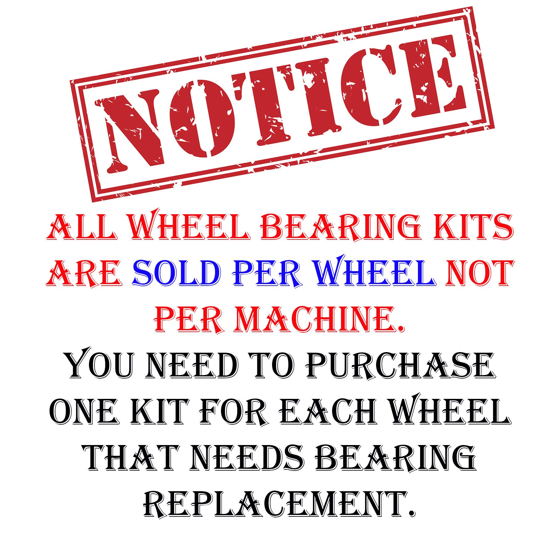 Polaris Trail Boss 330 Wheel Bearing and Seal Kit (2005-2009) - Replacement Parts for ATV Maintenance & Off-Road Adventure