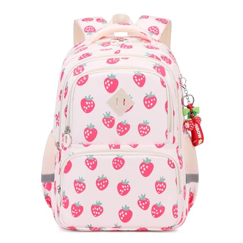 White/Strawberries