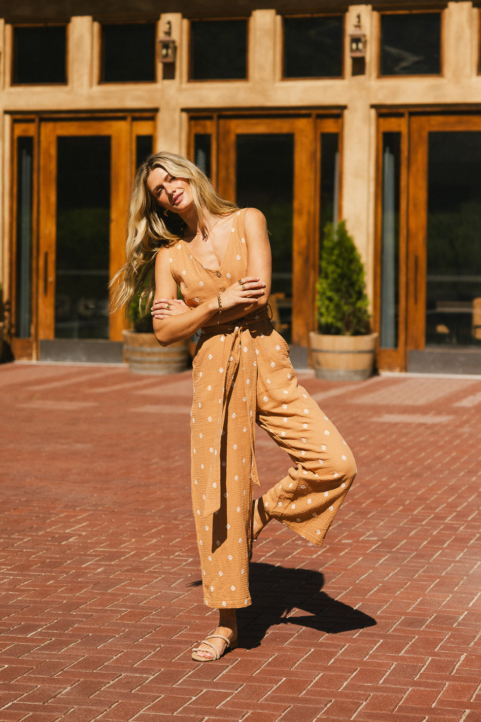 Mackie Embroidered Jumpsuit for Women - Stylish One-Piece Romper with Floral Design - Perfect for Summer Outfits, Beach Vacations & Casual Wear