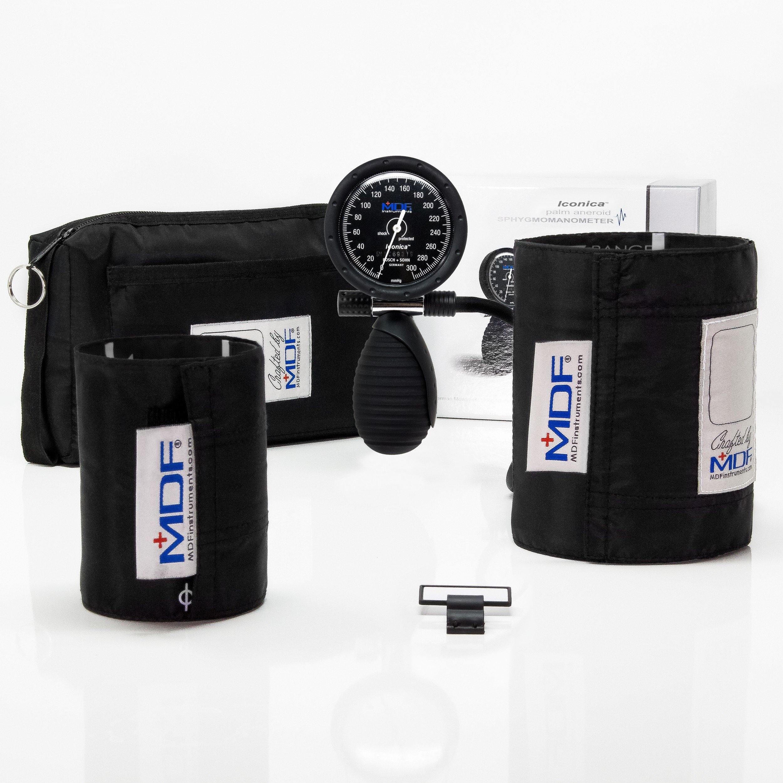 Iconica® Professional Digital Blood Pressure Monitor - Accurate Upper Arm Cuff for Home & Clinic Use - Easy-to-Read LCD Display with Memory Function - Ideal for Daily Health Monitoring & Hypertension Management