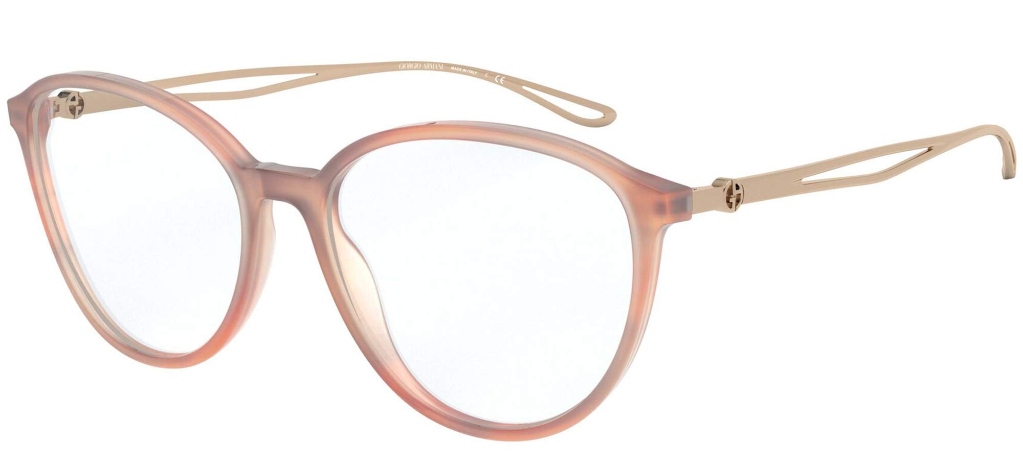 Giorgio Armani AR 7179 5778 Striped Pink Eyeglasses for Women - Stylish Designer Frames for Everyday Wear & Fashion Accessories