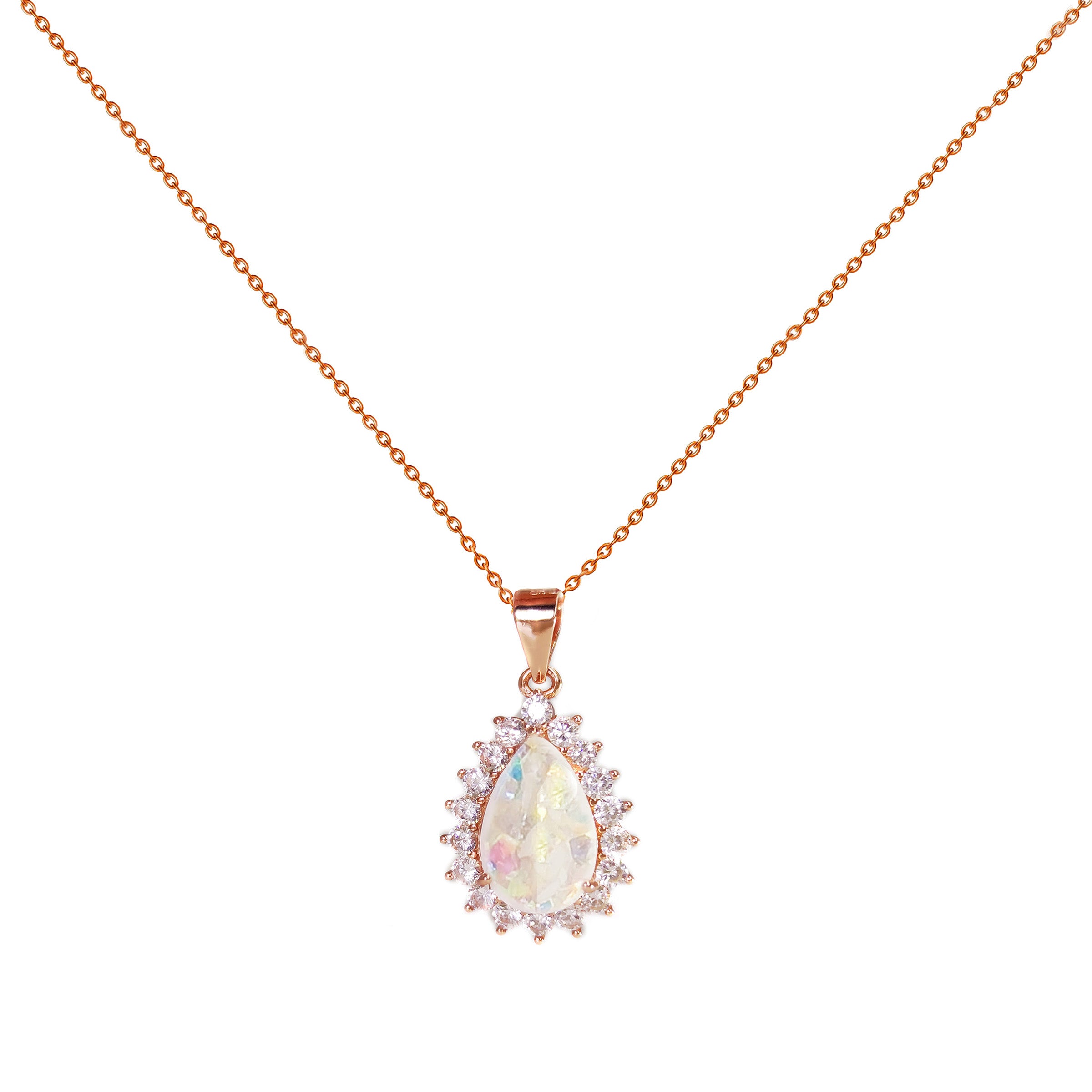 Sterling Silver Teardrop Starburst Memorial Ashes Necklace - DIY Cremation Jewelry Kit for Loved Ones | Perfect for Memorial Gifts, Keepsakes & Remembrance Jewelry