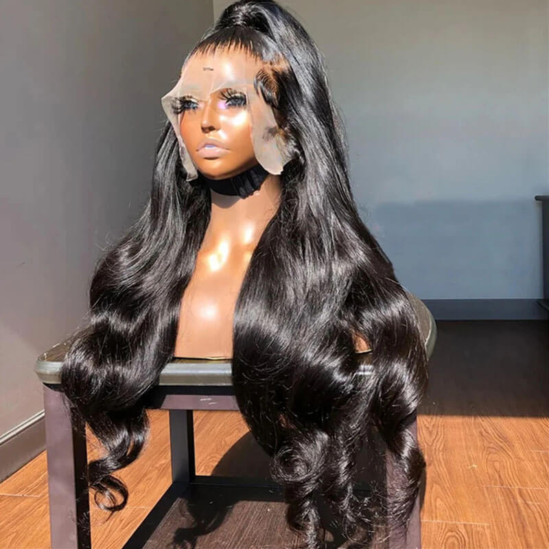 Eullair 360 Lace Frontal Wig - 100% Human Hair, Breathable & Versatile (12-30 Inch) - Perfect for Daily Wear, Cosplay, and Special Occasions