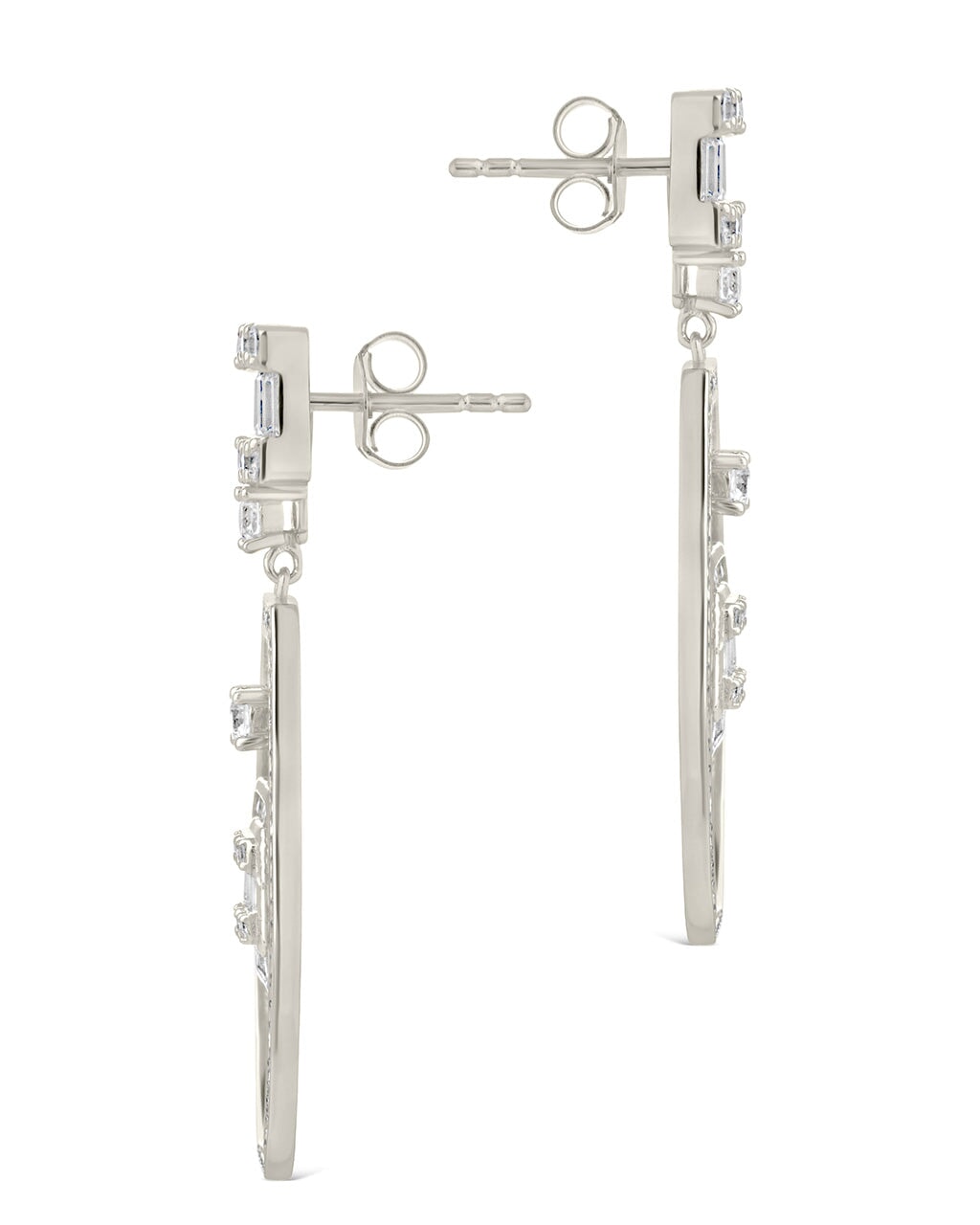 Kendall CZ Drop Earrings for Women - Elegant Cubic Zirconia Dangle Earrings | Perfect for Parties, Weddings & Evening Events
