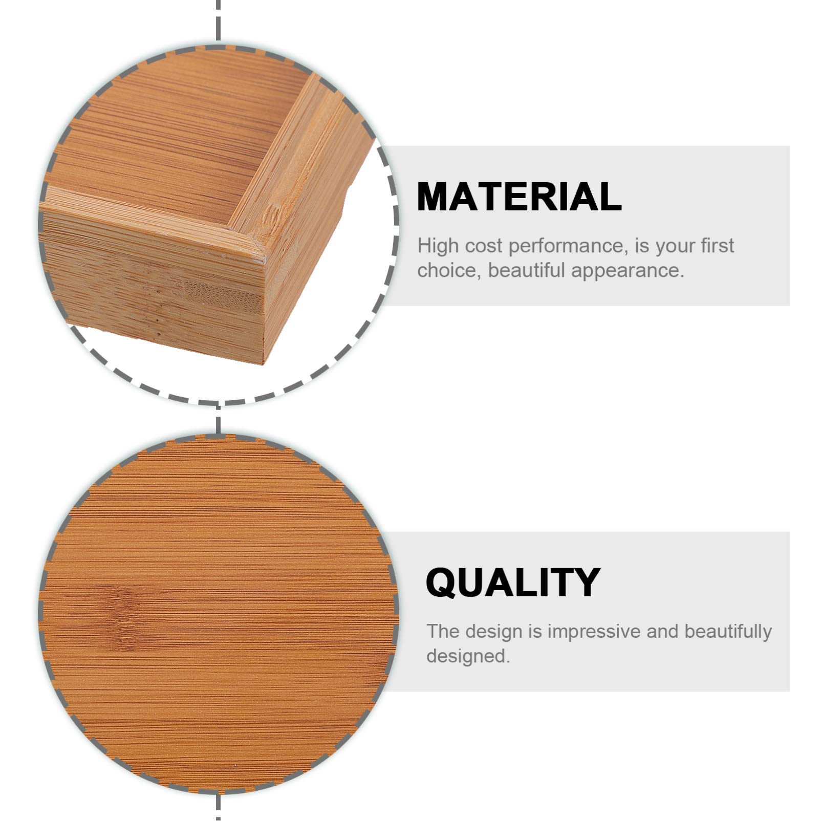 **Cabilock Bamboo Serving Tray - 1pc Natural Bamboo Platter for Food, Tea, Snacks | Eco-Friendly Home & Kitchen Serving Dish for Parties, Dining, Entertaining**