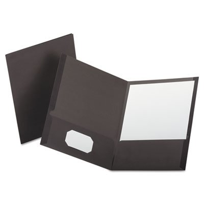 Premium Linen Finish Twin Pocket Folders - Letter Size, Gray (25-Pack) - Perfect for Office, School, and Document Organization