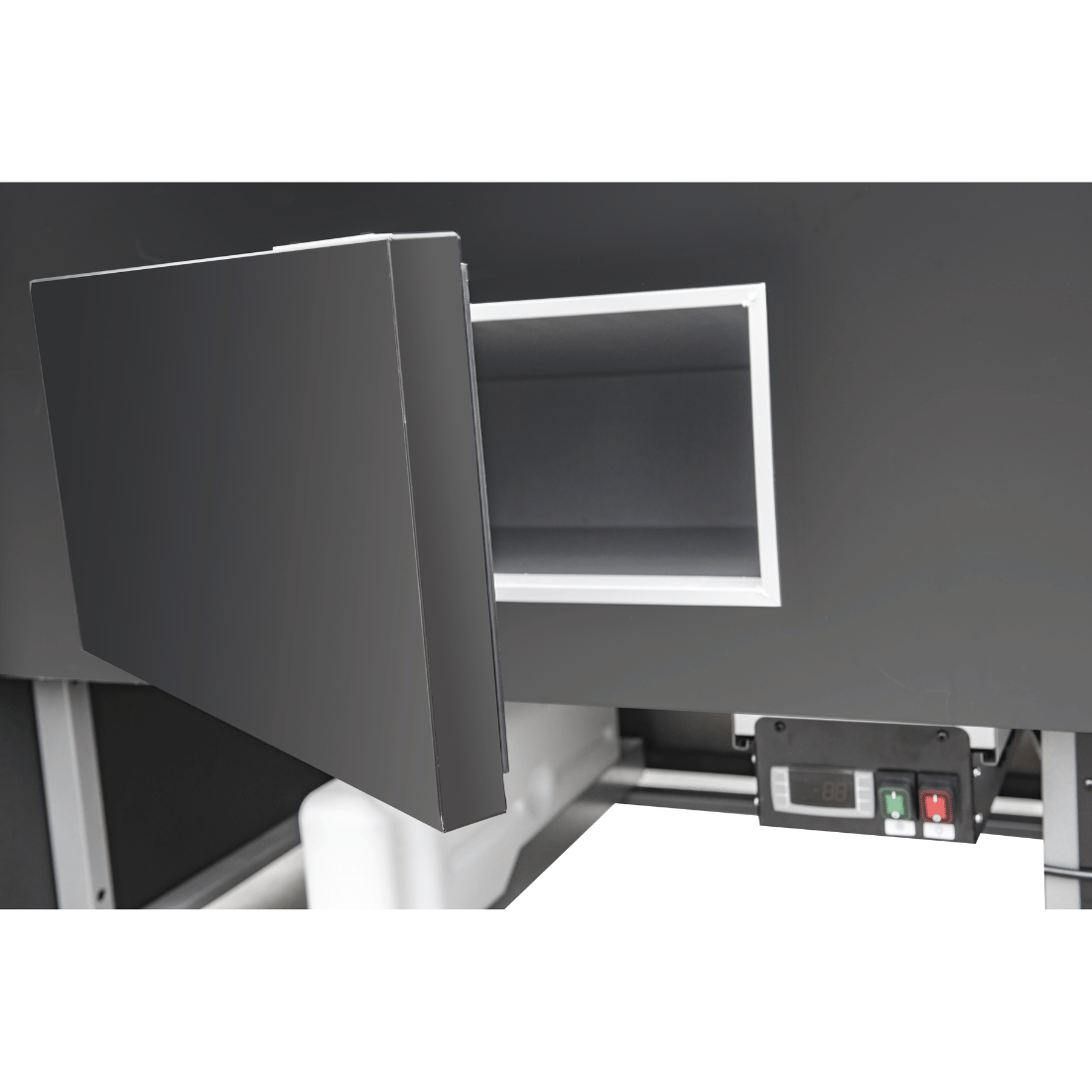2 Meter AG Deli Showcase Glass Display Case - Perfect for Supermarkets, Delis & Bakeries to Showcase Fresh Food & Pastries