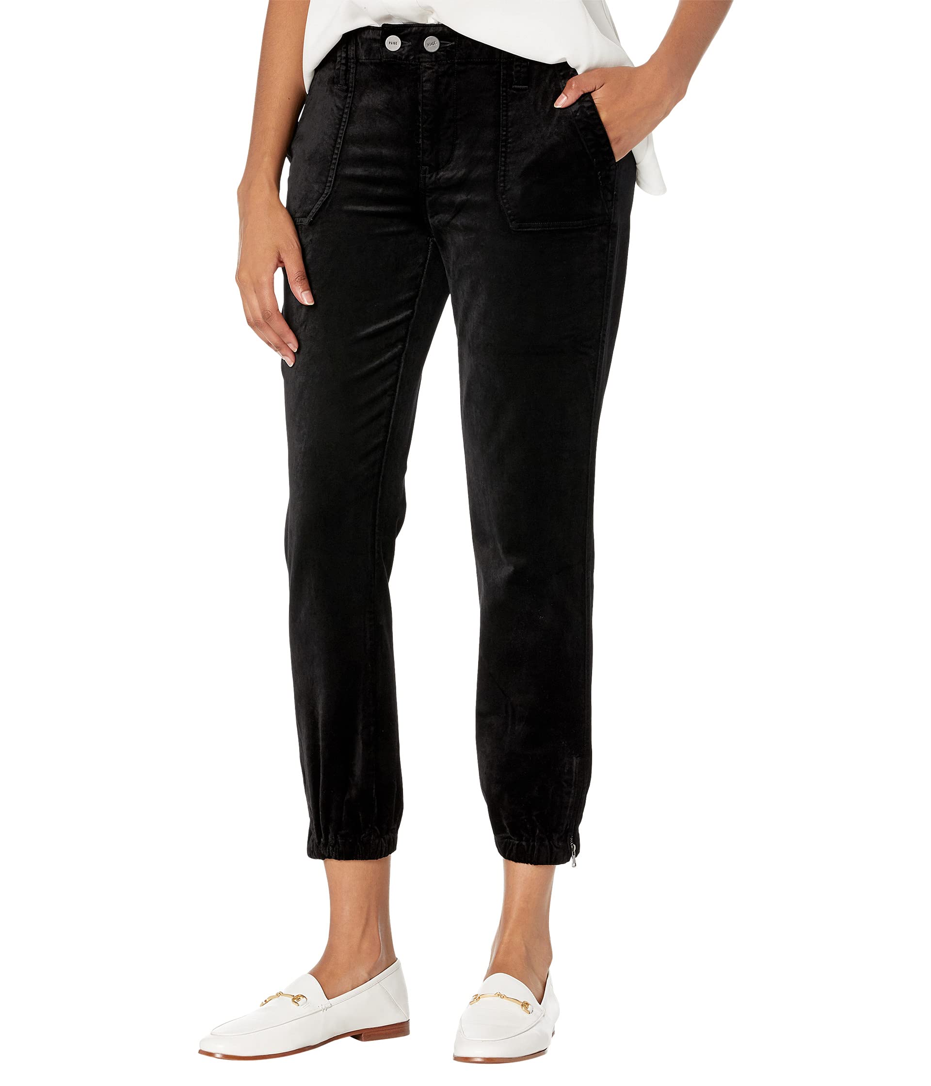 PAIGE Women's Mayslie High-Waisted Jogger Pants - Soft Stretch Lounge Pants for Yoga, Running & Casual Wear
