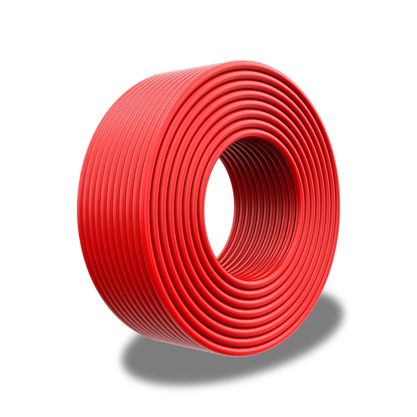 10 AWG Solar Extension Cable Wire 164 Feet - 10 Gauge PV Wire for Solar Panels, RV, Inverter & Car - Red (164Ft) - Perfect for Off-Grid Solar Systems, RV Power & Outdoor Energy Solutions