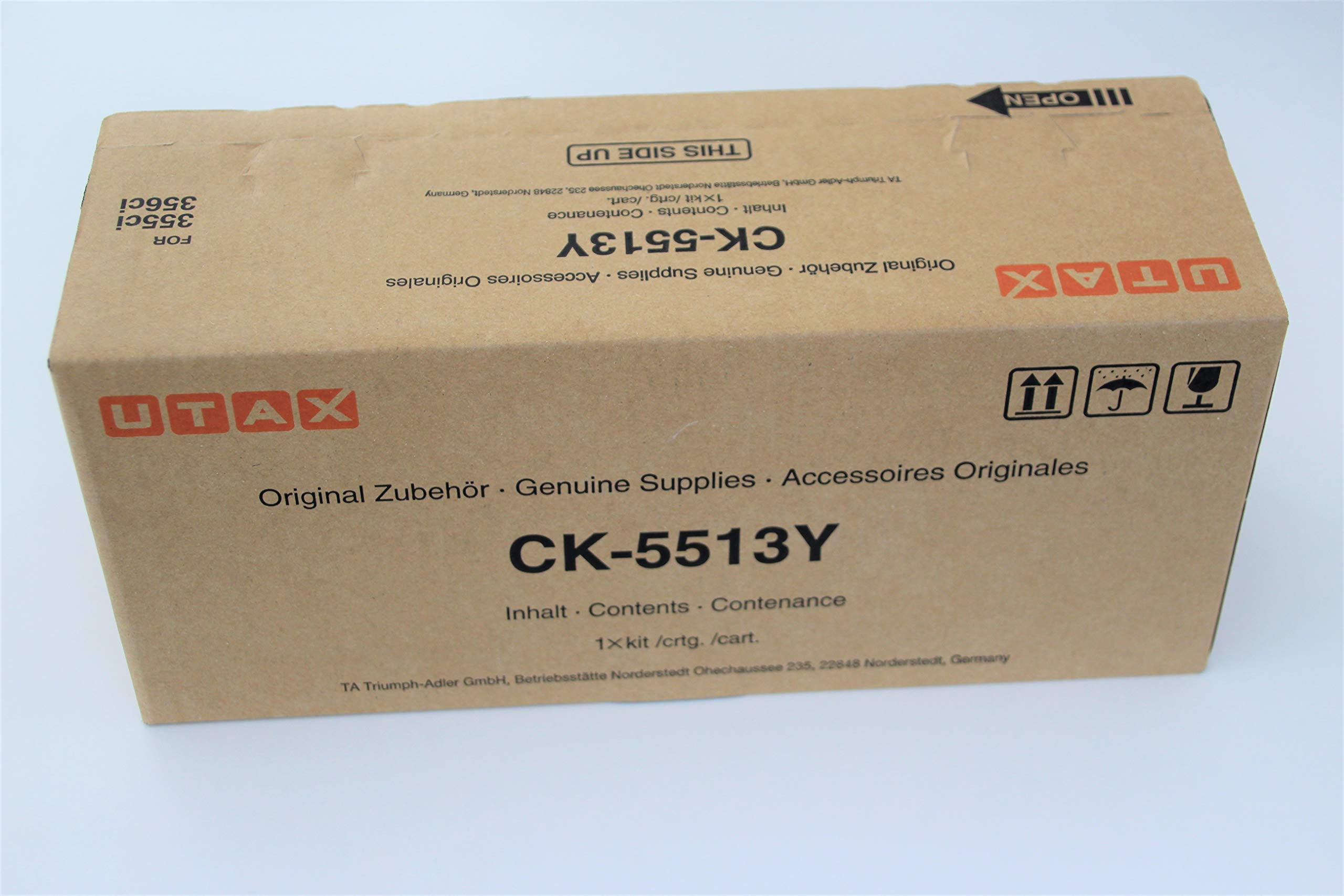 Original 1T02VMAUT0 / CK-5513Y Premium Yellow Printer Cartridge - High Yield 6000 Page Capacity - Compatible with [Printer Models] for Home & Office Printing