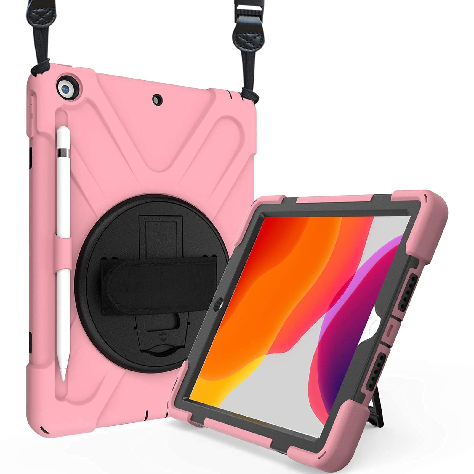 ProCase Kids Shockproof iPad Case for iPad 10.2 (8th/7th Gen 2020/2019) & iPad Air 10.5 (2019) & iPad Pro 10.5 - Durable Protective Cover with Stand | Perfect for School, Travel & Home Learning