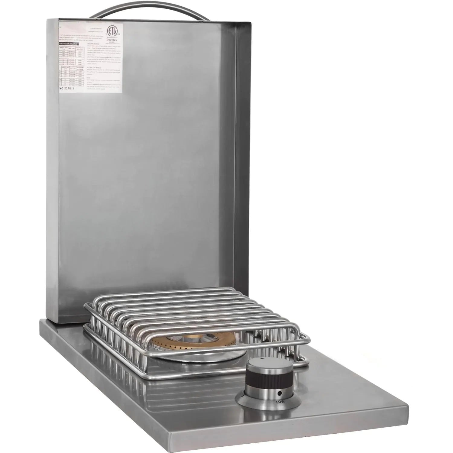 Blaze BLZ-SB1 Drop-In Single Side Burner - High Performance Outdoor Gas Burner for Camping, BBQ, and Backyard Cooking
