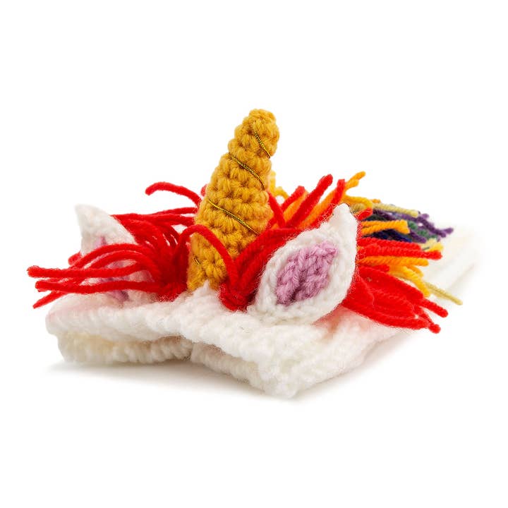 Unicorn Dog Snood - Cute & Warm Pet Accessory for Small & Medium Dogs - Perfect for Winter, Halloween & Costume Parties