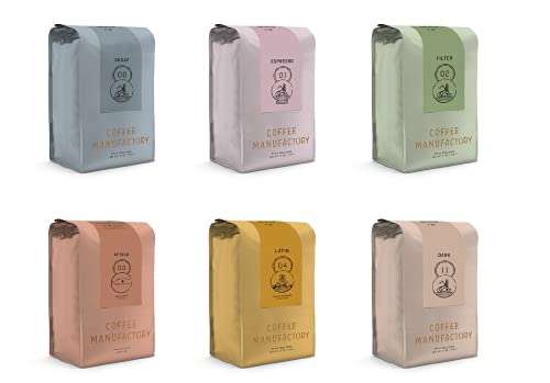 Premium Coffee Variety Pack - 6 Pack of 12 oz. Bags with Conventional Blend | Perfect for Home Brewing, Office Use & Gifts