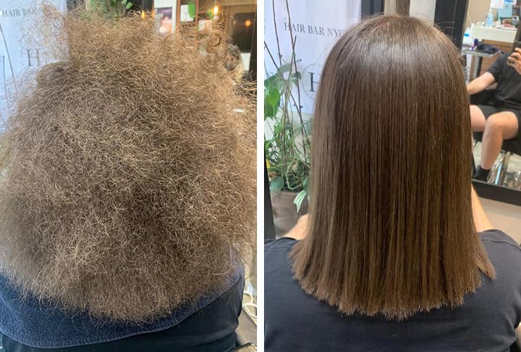 24K Gold Brazilian Keratin Hair Treatment with Collagen & Argan Oil - 4oz (118ml) for Thick & Coarse Hair - Lasts 5 Months with 2 Applications - Salon-Quality Smoothing & Frizz Control - Perfect for Damaged Hair Repair & Daily Styling