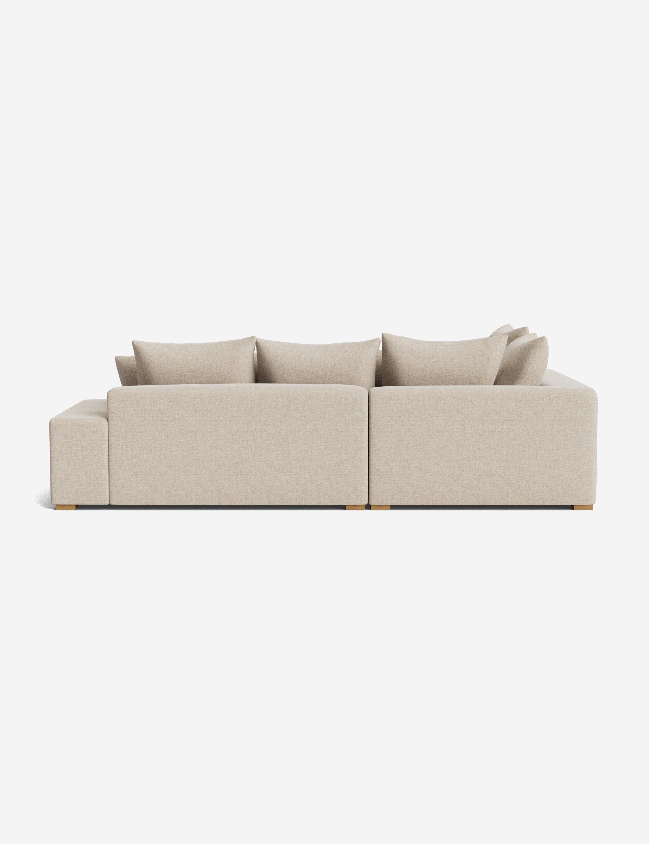 Stylish Clayton Sectional Sofa - Modern L-Shaped Couch for Living Room, Home Theater & Lounge Areas | Comfortable Fabric Upholstery & Spacious Seating