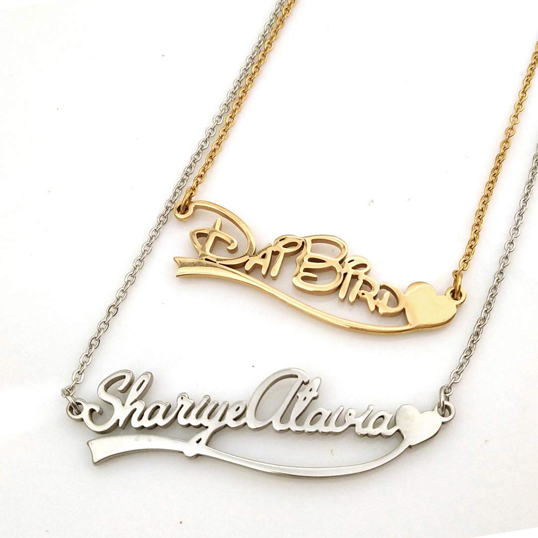 Personalized Sterling Silver Name Necklace - Custom Engraved Jewelry for Women, Gifts for Her | Perfect for Anniversaries, Birthdays & Special Occasions